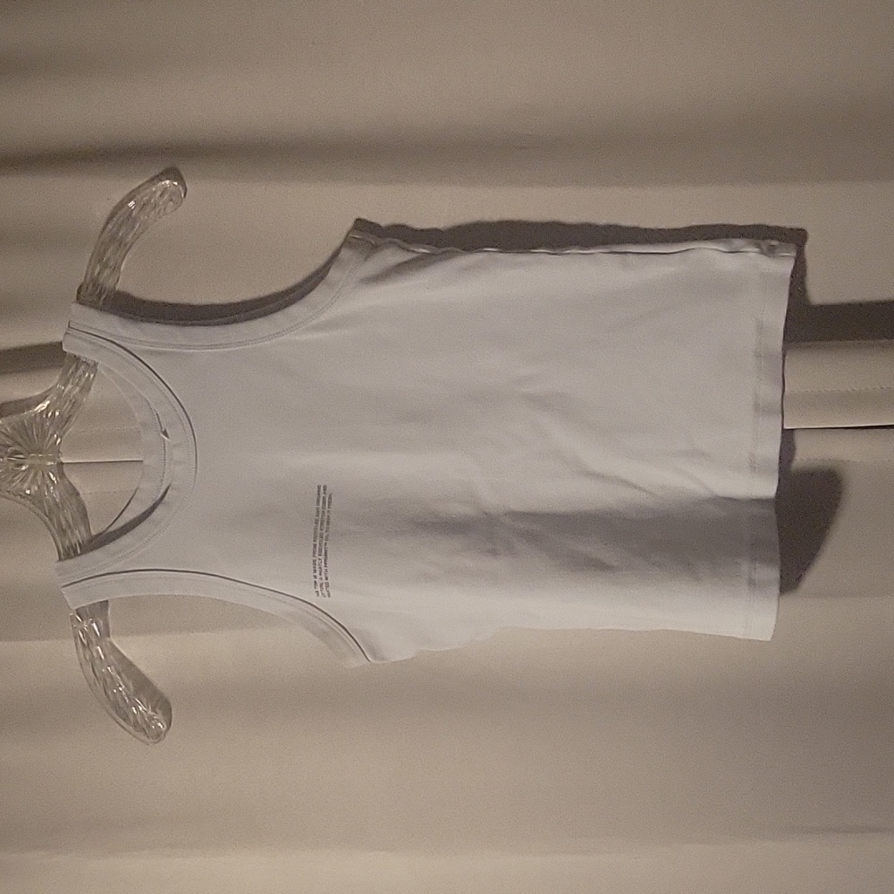 Pangaia White Crop Top